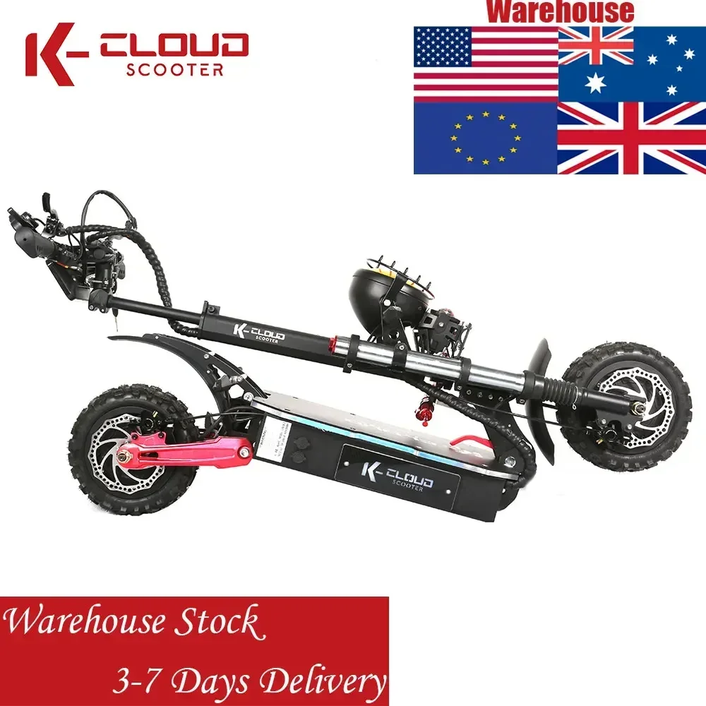 V7- 6000W-60V-38.4AH dual motor top speed100KM/H Panasonic battery dual motor hydraulic brake 11-inch vacuum tire LCD display