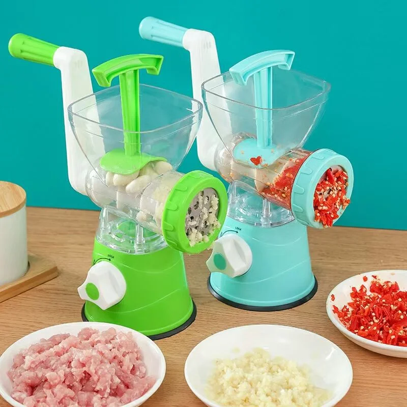 Manual Meat Grinders Vegetable Slicer Cutter Chopper Hand Crank Food  Processors Enema Machine Food Processor Kitchen Tool - Price history &  Review, AliExpress Seller - Common Truth