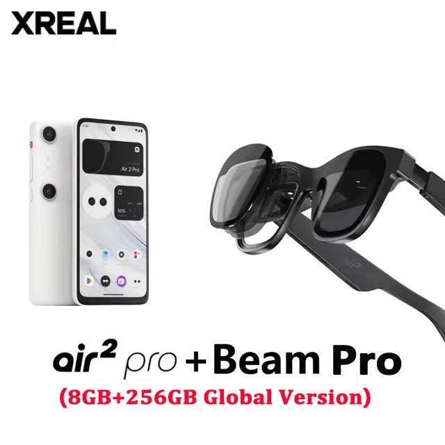 XReal-air 2 Pro Beam Pro,130インチ,1080pビュー,ポータブル,Google  