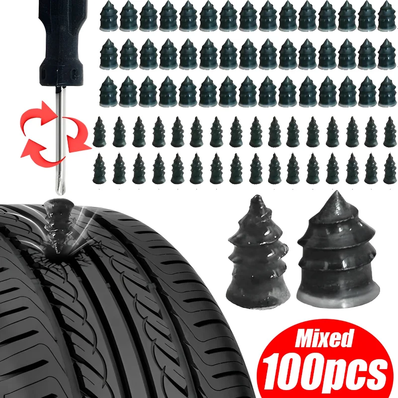 

Car Motorcycle Vacuum Tyre Repair Nails Truck Scooter Bike UniversalTire Puncture Repair Rubber Metal Nails Accessories