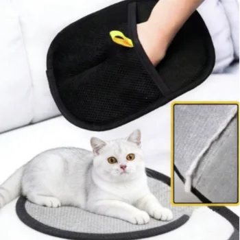 Pet Grooming Hair Removal Mitt 1