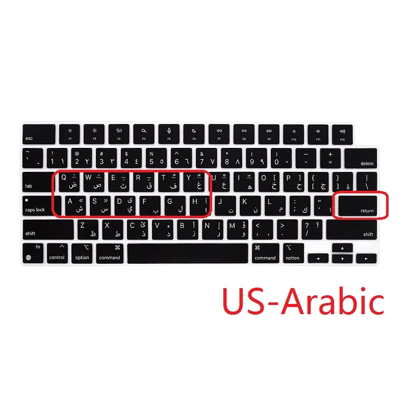 Keyboard Cover for Macbook Pro 14 M2 M1 A2442 A2779 EU US Spanish Russian Arabic French English Keyboard Skin keyboard cover keyboard silicone cover