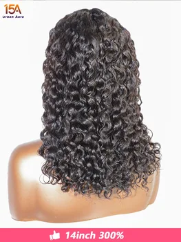 Parrucche per capelli umani al 100% 13x4 bagnate e ondulate grezze vietnamite super doppie disegnate 5x5 parrucche frontali trasparenti con onda d'acqua 250 densità 300