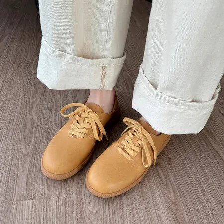 Fashion Women Genuine Leather Sneakers Flats Heels Round Toe Casual Comfort Shoes Woman Cross Frenulum New Flats Sport Shoes