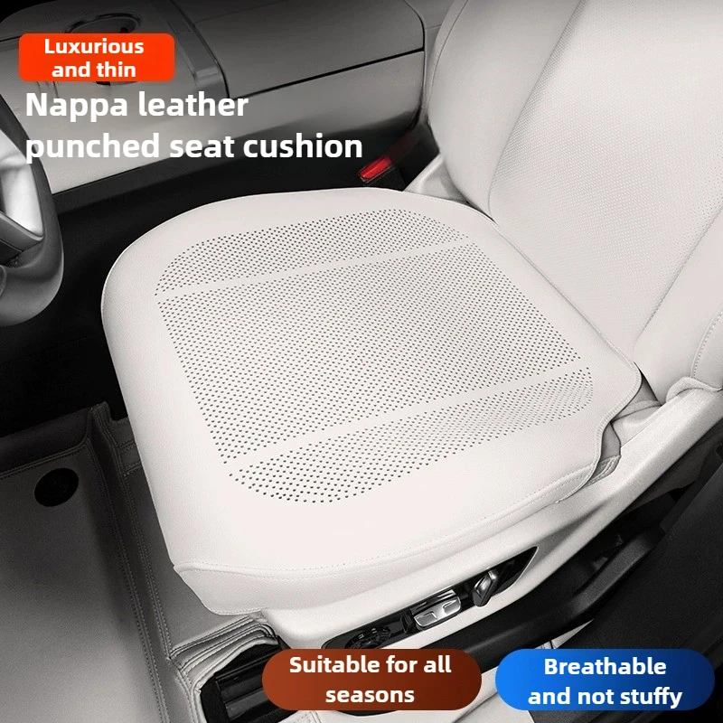 Nuovo coprisedile per auto aggiornato Cuscino estivo fresco Ventilazione Coprisedile universale per quattro stagioni Cuscino comfort completo incluso - immagine 3