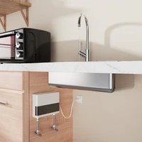 Pemanas Air listrik ติดผนังห้องน้ำห้องครัวเครื่องทำน้ำอุ่น110V/220V พร้อมรีโมทควบคุมหน้าจอแสดงผลอุณหภูมิ LCD 3