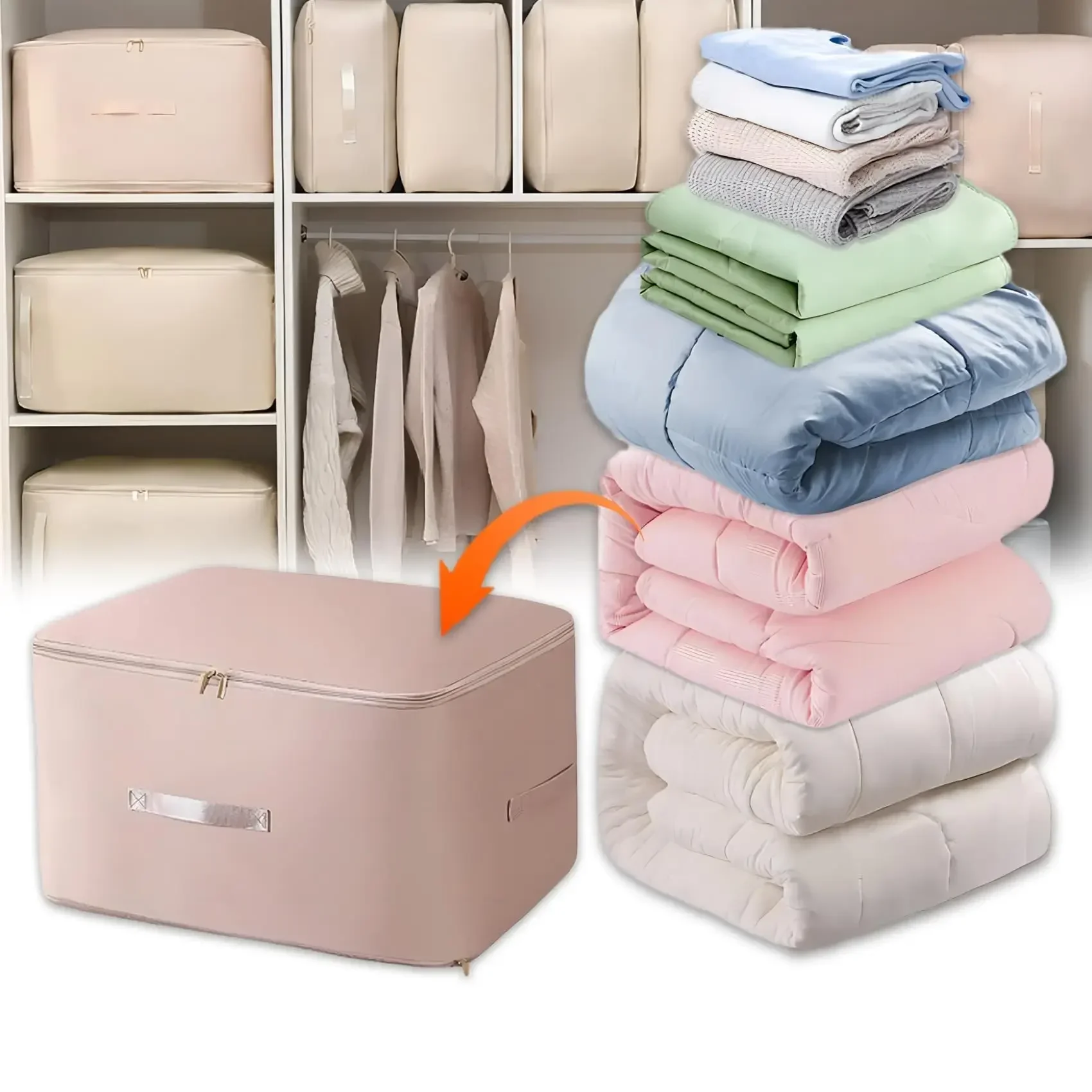 Large Capacity Compression Storage Bag for Clothes