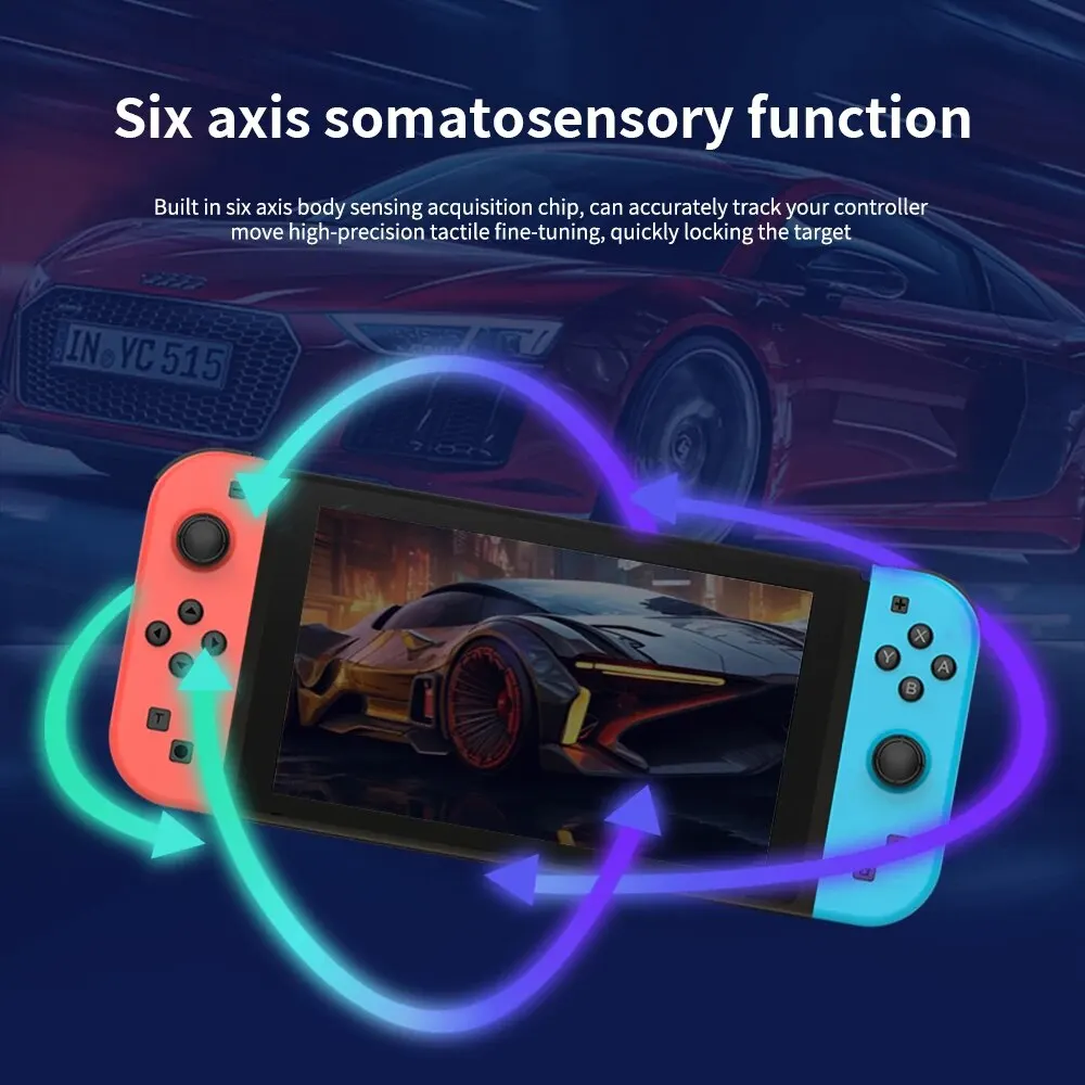 Game Controller Joy Pad Joycons For Nintendo Switch Joystick Wireless Game Console Turbo Wake Up Function