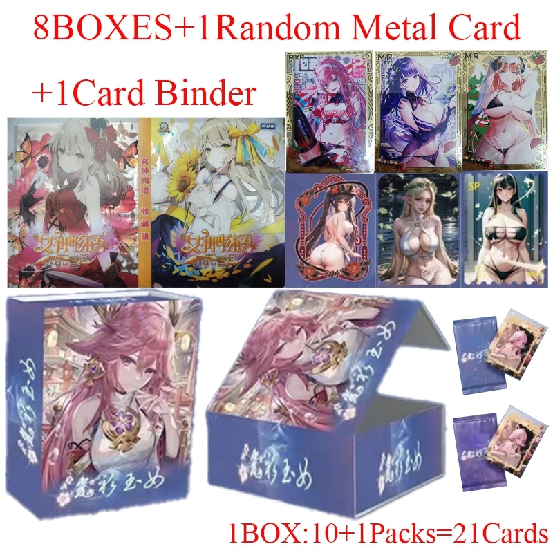 

8BOXES Special Offer Nude Beauty Goddess Story Collection Cards Astringent Girl Swimsuit Bikini Doujin Toy Hobbies Child Gifts