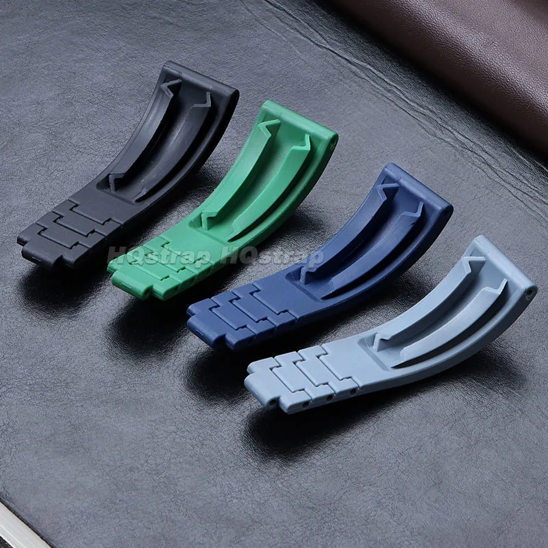 Premium 20mm Soft Silicone Waterproof Watch Strap - Flexible Rubber Wristband Replacement
