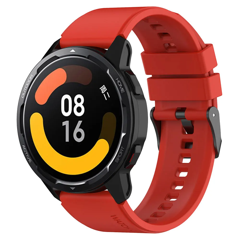 Silicone Watchband 22mm Xiaomi Mi Watch Color 2 Sports Strap Mi Watch Color Correa Wristband Xiaomi S1 Active
