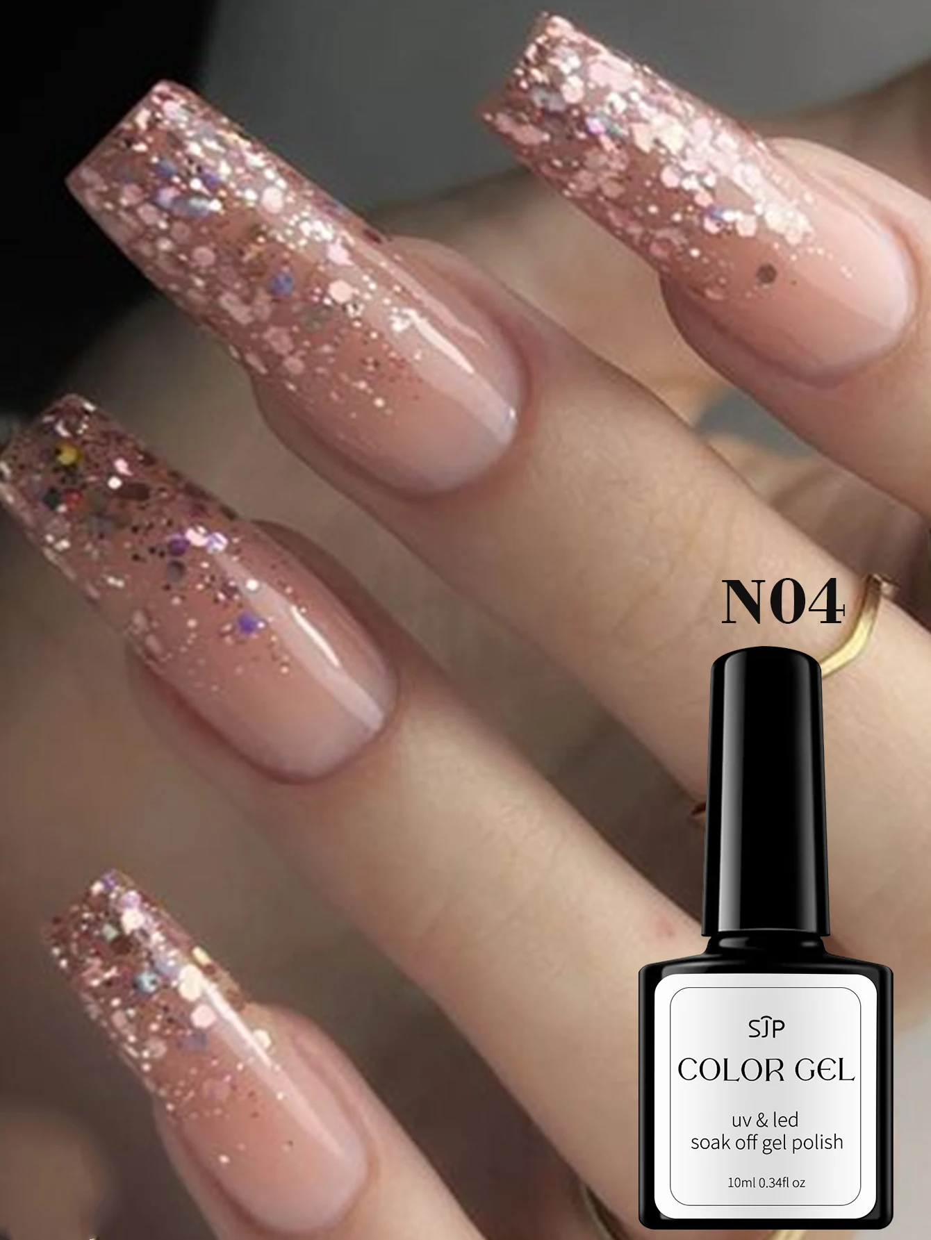 10ML Glitter Gel Nail Polish Summer nail Colors Long Lasting