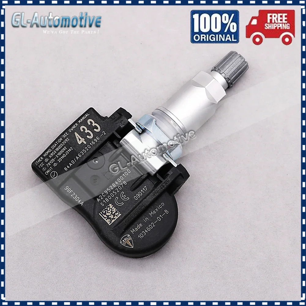 ǰ Ʈ (4) 1034602-01-B TPMS Ÿ̾   433MHz, ׽ 3 S X 103460201B 