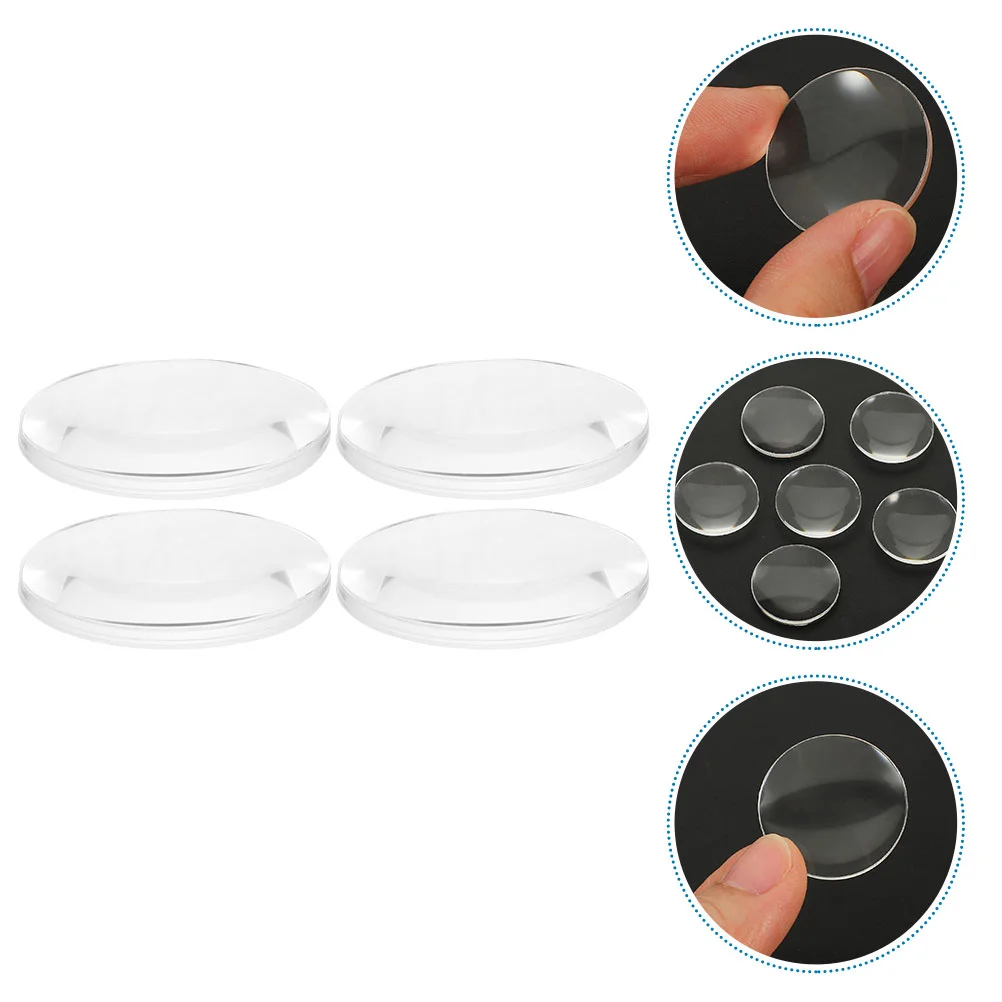 

50 Pcs Biconvex Lens Physcho Double Sided Jewlery Making Acrylic Science Experiments