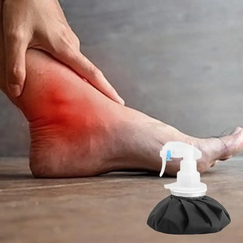 Ice Pouch Bag For Injury Fillable Ice Cold Hot Water Pack Bag Discomfort Relief Travel Freezer Storage Multifunctional Use For