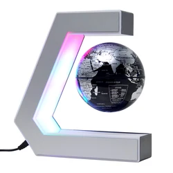 Rotating Magnetic Float With Led Light Home Decoration Kids Birthday Gift