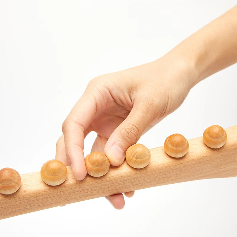 Massage Stick Massager for Body Maderoterapia Wood Therapy Gua Sha Stick Carbonized Wood Scraping Body Drigger Point Treatment