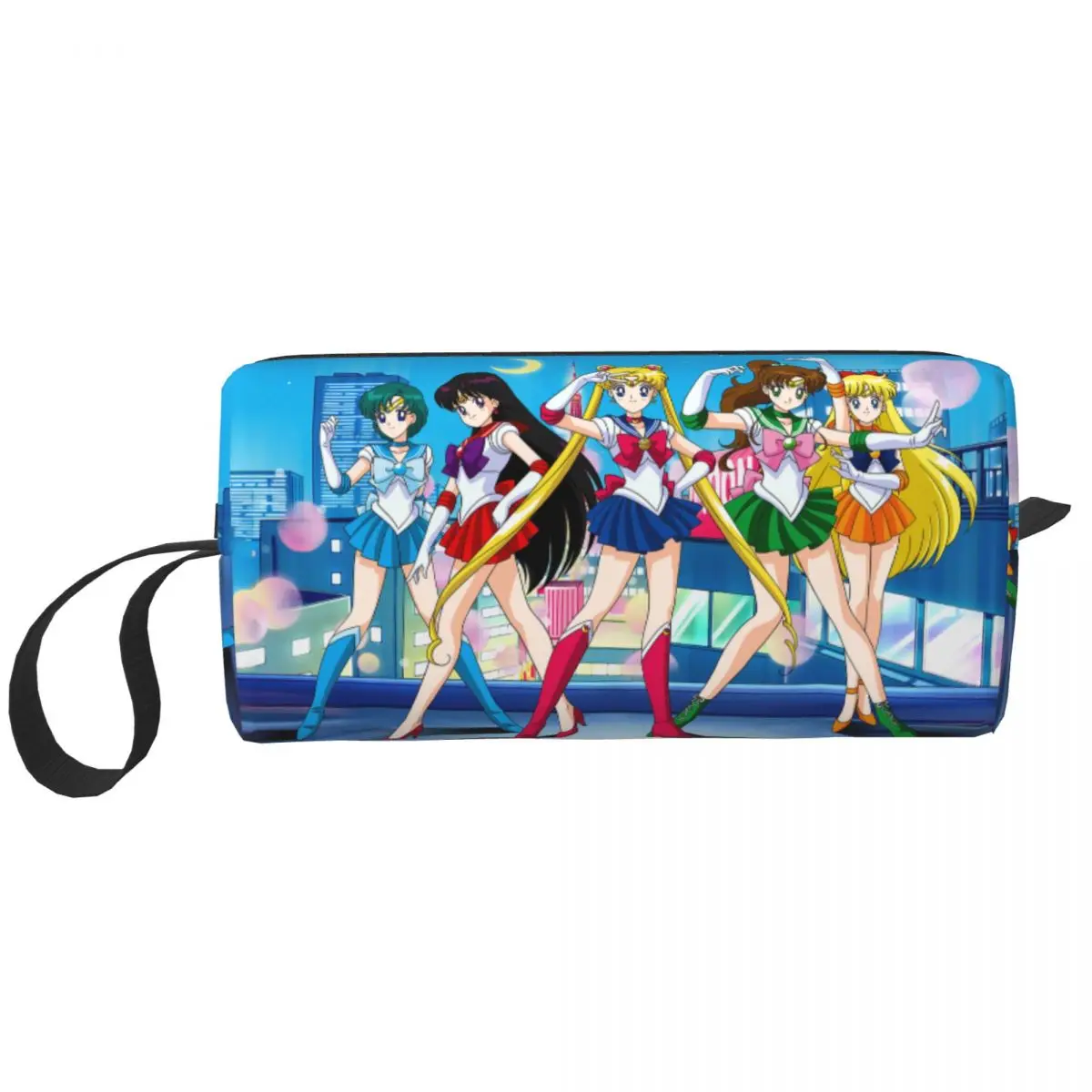Anime Super Moon Girl Cosmetic Bag Kawaii Big Capacity Japanese Shojo Manga Sailor Makeup Case Beauty Storage Borse Da Toilette