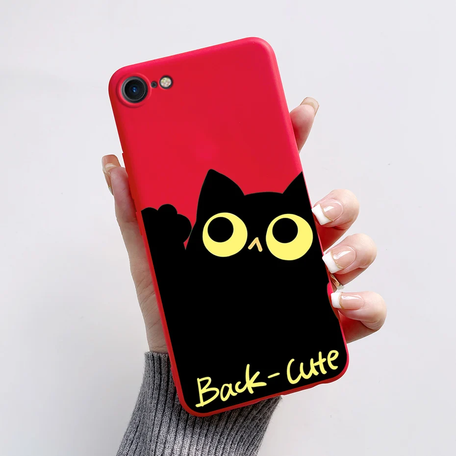 Stylish Painted Soft Silicone TPU Phone Case - 4.7'' Protective Back Cover