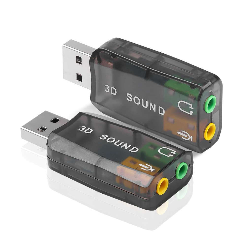 Mini-tarjeta-de-sonido-USB-externa-adaptador-de-Audio-est-reo-de ...