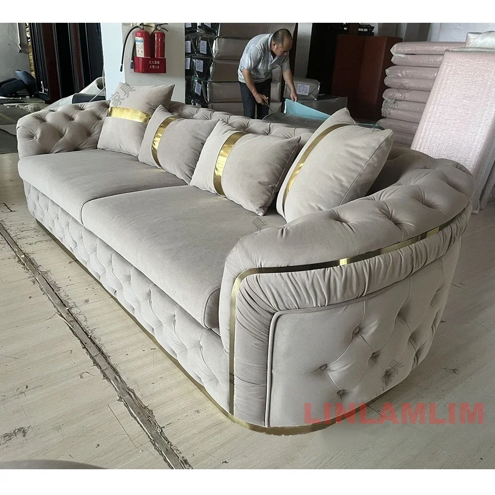 Luxury Chesterfield Sectional Sofa 5