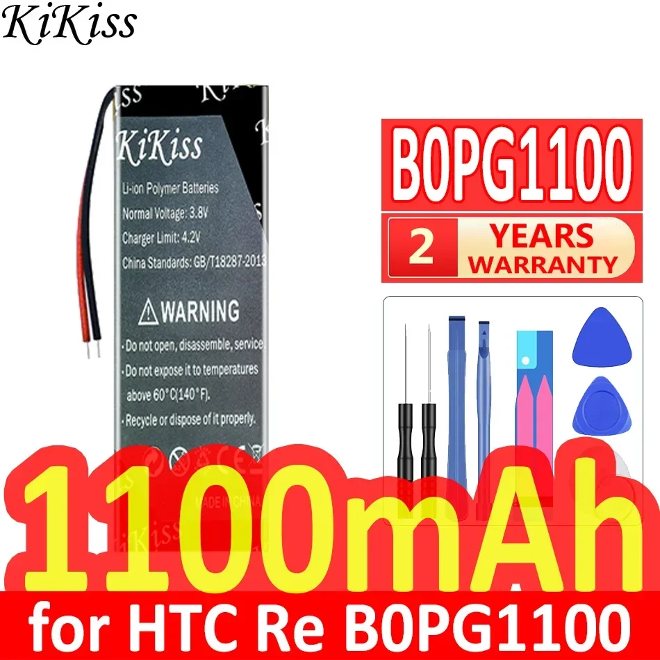 

1100mAh KiKiss Powerful Battery for HTC Re B0PG1100 Digital Camera