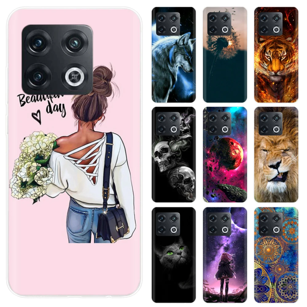 Per One Plus 10 Pro Oneplus10Pro Custodia Morbida In Silicone Trasparente Per Cartoni Animati Per Oneplus 10 Pro Cover Posteriore Funda Paraurti Da 6.