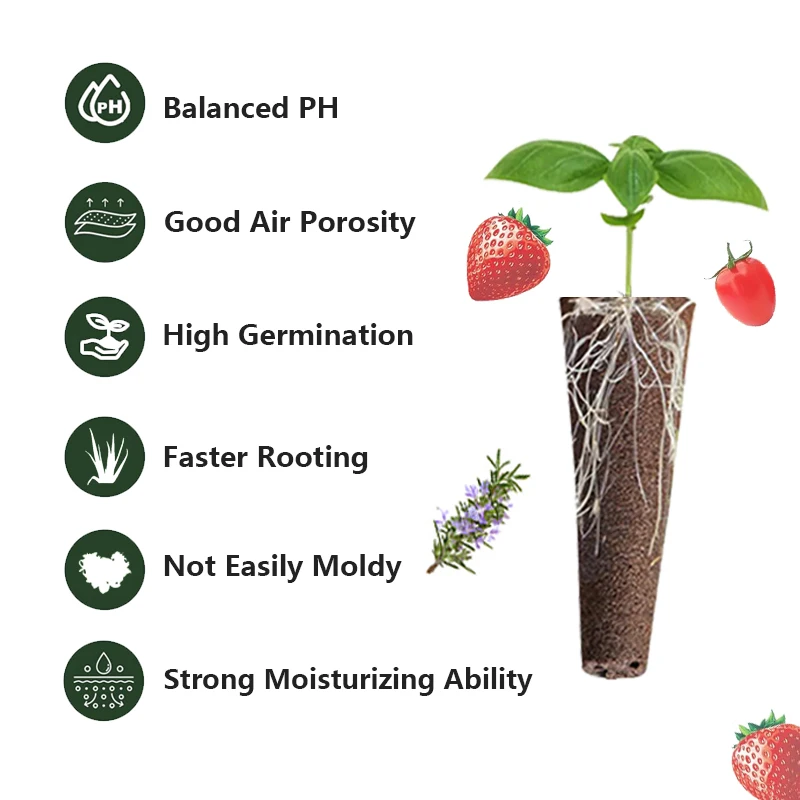 Transparent Agricultural Seedling Tray Seed Pods Kit for Hydroponics Growing System Outdoor Indoor Plants Hydroponics Supplies ﻿