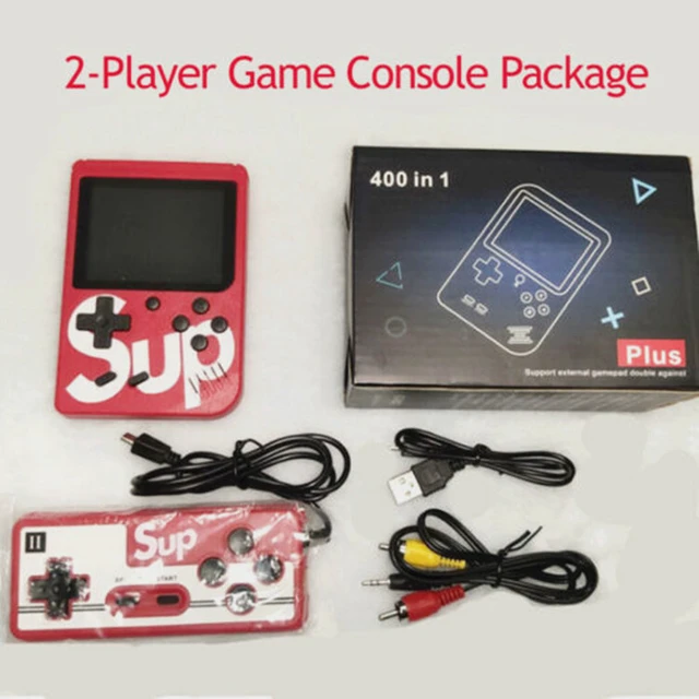 Sup 400 2 players 3 inch color display 8 bits handheld games sup gamebox -  AliExpress