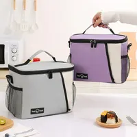 Portable Hand-held Lunch Bag with Shoulder Strap Outdoor Picnic Bag Cooling Thermal Food Bag Student Leak-proof Lunch Bag 1