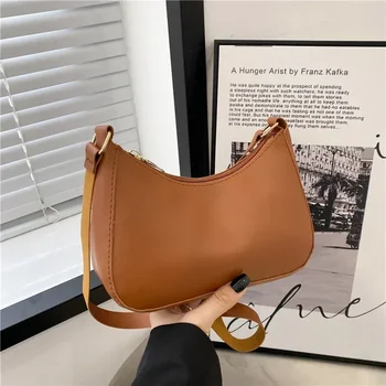 Crossbody Bags for Women Large Capacity Luxury Handbags Purse Solid Color Shoulder Bags Female Casual Travel Vintage Hobos Bag 1