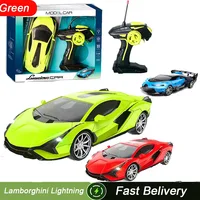 Controlled Racing Car 24 Car Model Super Racing Ornaments 4-Way Remote Control Chargeable Car Simulation Drift Radio Controlled 1