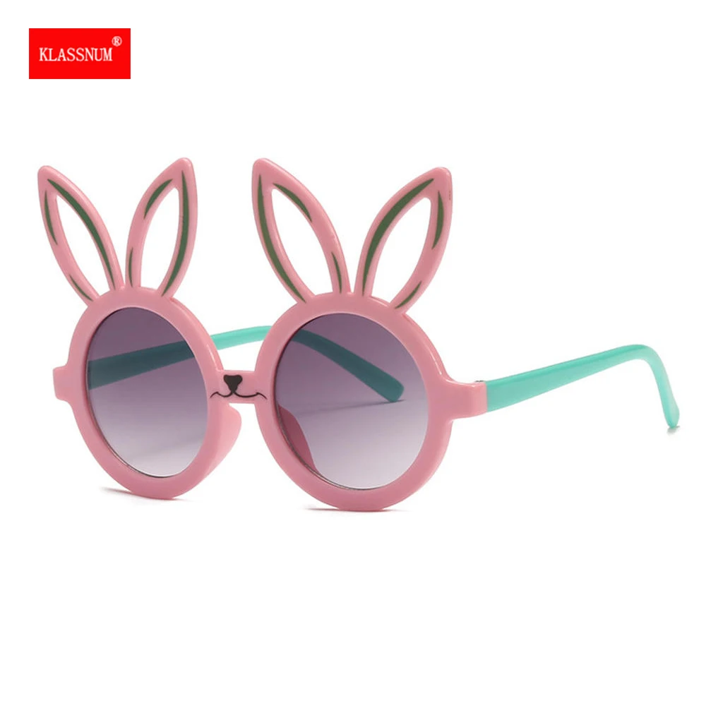 New Kids Sunglasses Cartoon Bunny Shape Girls Boy Children Sun Glasses Round Cosplay Eyeglasses Cute Baby Shades_voghion.com