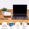 2/4Pcs Wooden Business Card Holder Desktop Business Card Display Stand Home Card Holder Storage School Work Desk Accessories 5