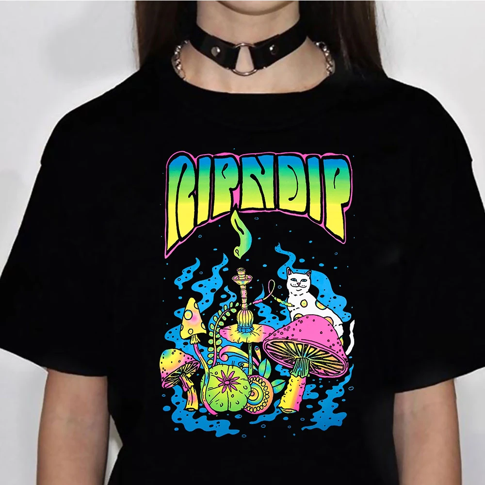 

Magic Mushrooms Alien Psychedelic t shirt women designer anime harajuku t-shirts girl 2000s designer Japanese clothes