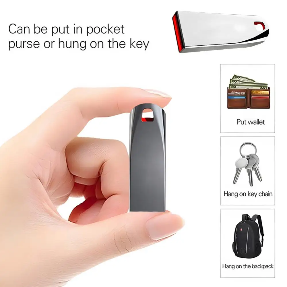 2TB USB 3.0 Flash Drives Mini Metal Pen Drive 1TB Memory Stick Storage U Disk usb flash drive flash drive pen drive