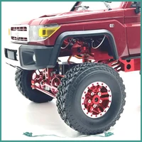 Metal MN82 1:12 Retro Rc Car with LED Lights Full-scale Simulation LC79 Professional 4WD Remote Control Pickup Truck Model Toys 2