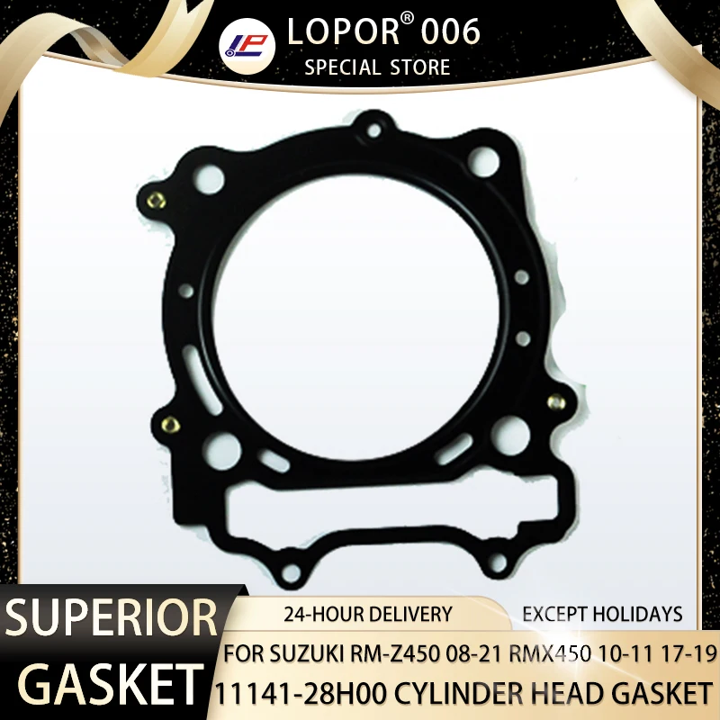 Motorcycle Engine Cylinder Head Seal Gasket For Suzuki Rmz450 0821