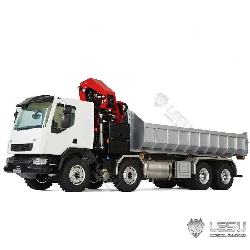 LESU RC Dump Truck 1/14 Radio Cpntrol Tipper for Remote Control Hydraulic Roll On/Off Dumper Crane Cae Th20606-Smt3 2