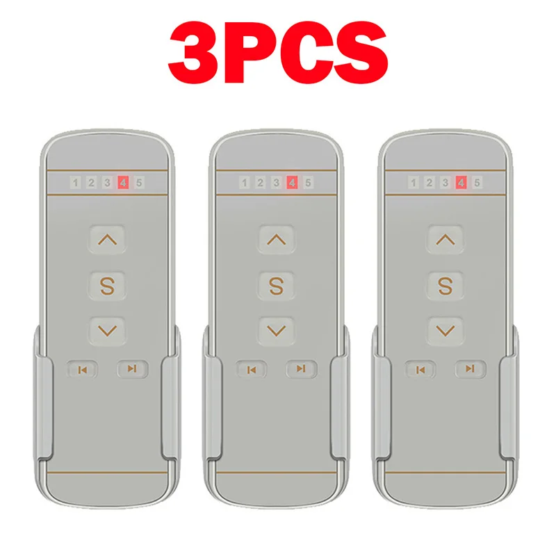 

3PCS Telis 4 Pure 1 Pure 1810633 1810632 1810632A 1810631 5 Channels Remote Control 433.42MHz Curtain Controller Transmitter