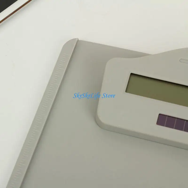 E65E 플라스틱 클립보드(계산기 포함) 쓰기 패드 파일 폴더 문서 홀더 학교 사무용품 용품