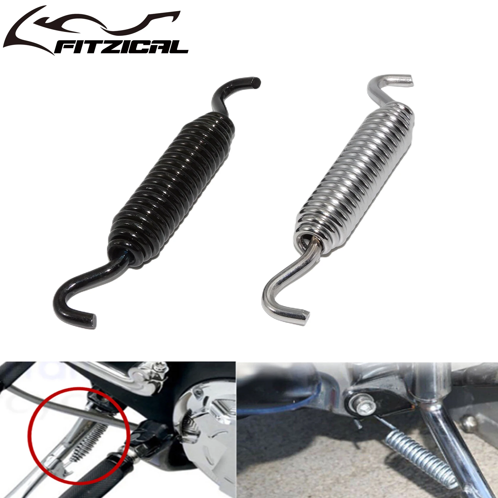 MotorcycleKickstandStandSpringsForHarleySportsterXL883Softail