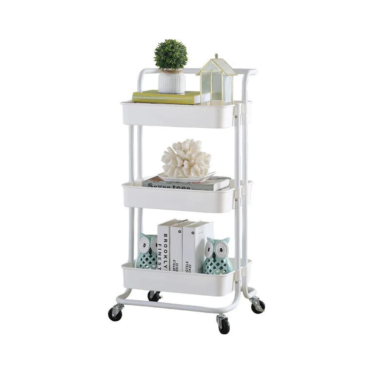 Storage Craft Art Cart Trolley Organizer Serving Cart Easy Assembly Kitchen  Cart for Bathroom Office Balcony