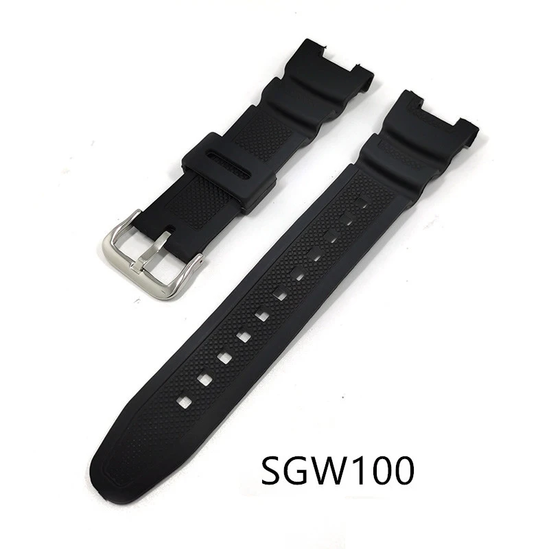 Accessori Per Orologi Cinturino In Pu Per Casio G Shock Sgw100 Sgw-100 Cinturino Sportivo Sgw-100-1V Sgw-100-1Vdf Bracciale In Gomma Impermeabile