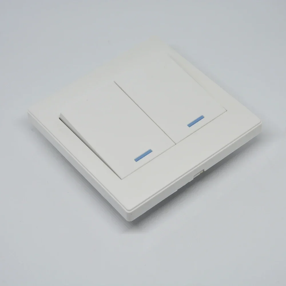 10Pcs Wall Mounted 86mm Door Access Control System Exit Button Release Switch 2 in 1 Panel NO to NC Signal Lamp Switch 10A