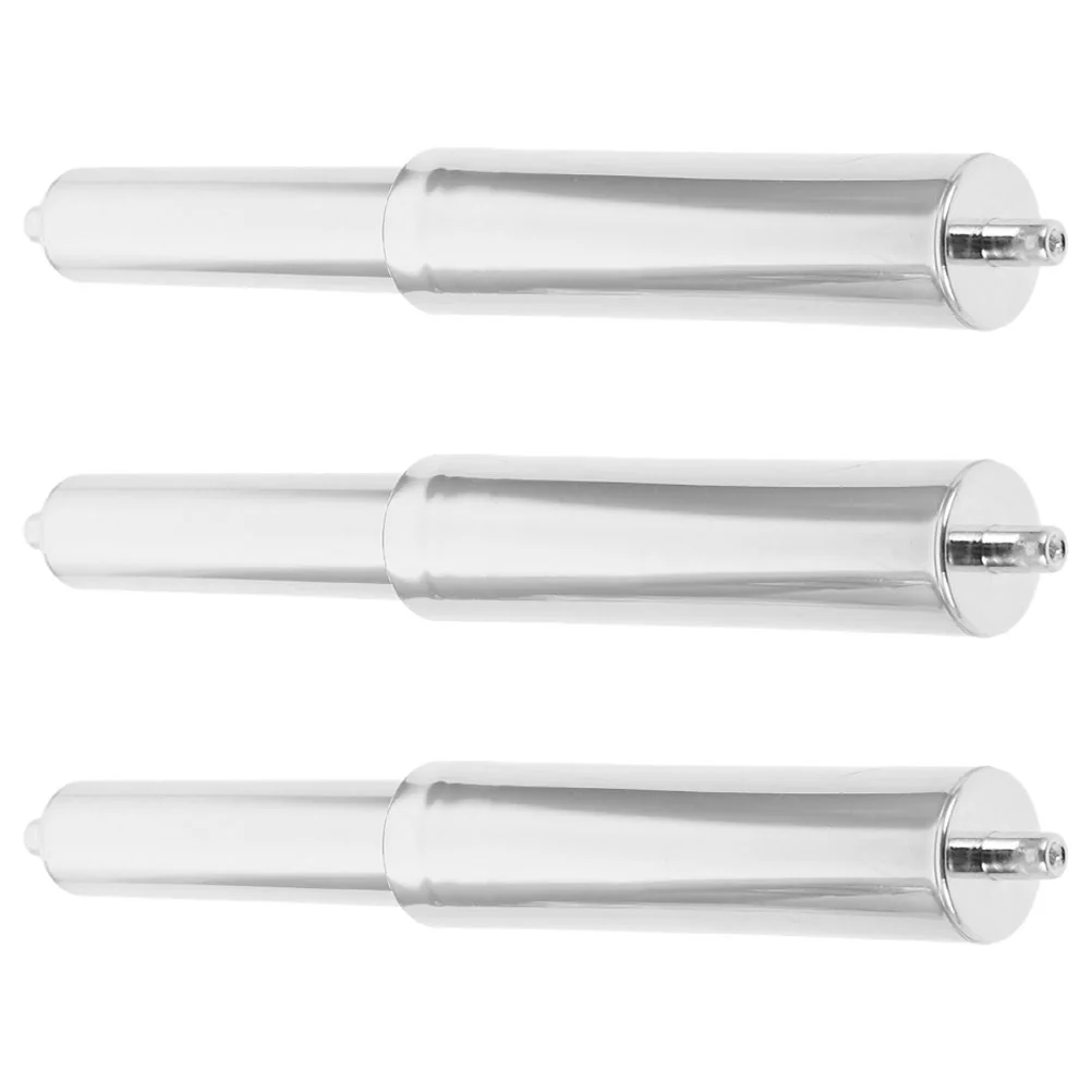 3 Pcs Toilet Paper Holder Replacement Rod Spring Adjusted Paper Roll Extender Holder Insert Bathroom Fixture Holders