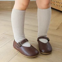Baby Girls Knee High Socks Long Kids Soft Cotton Lace Stuff Princess Children Sock Ruffle Leg Warmers Cute Girl Socks For 0-8 Y 6