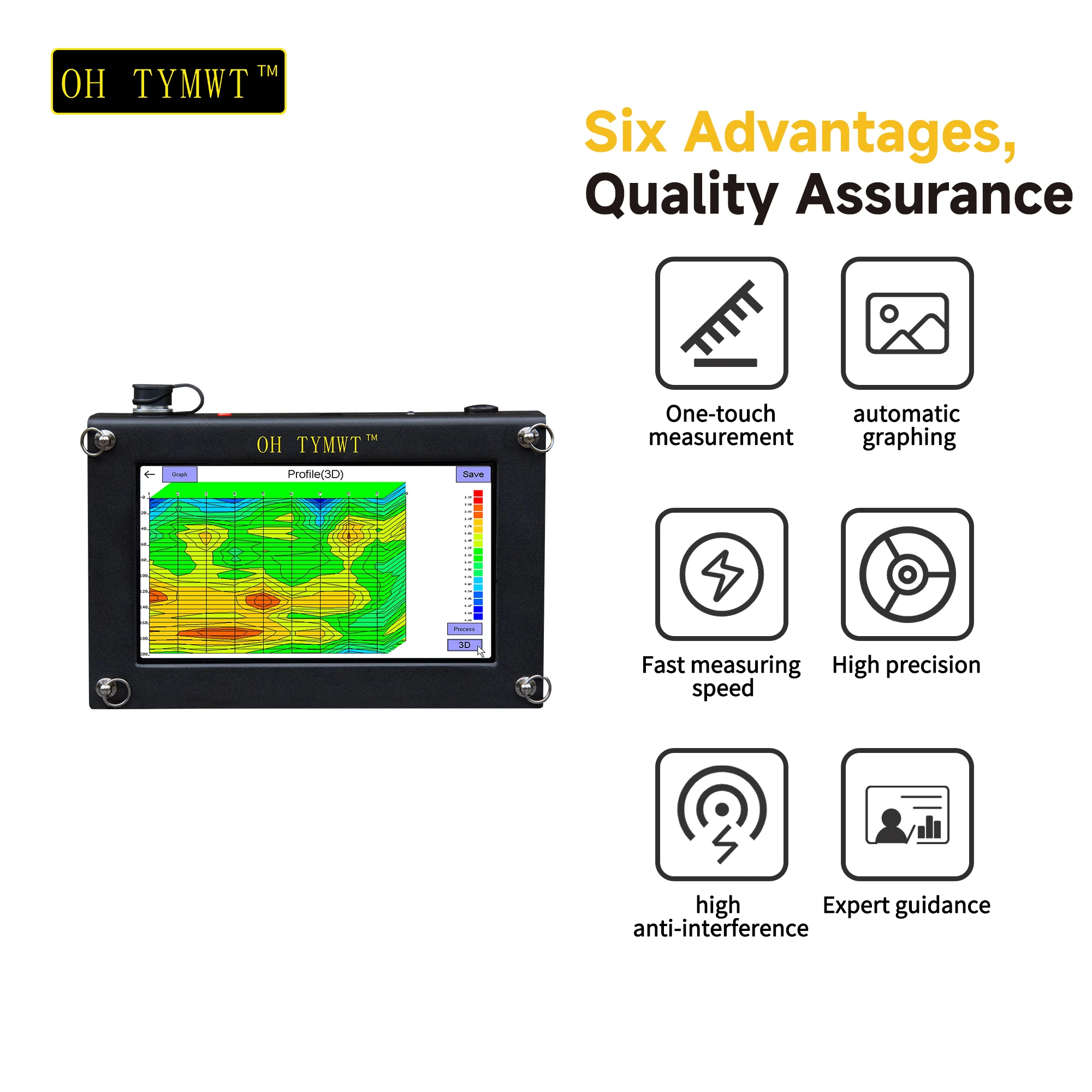 Ground Borehole Water Detector Underground Finder TYM-S Series Geophysical Deep Well Water Logging Equipment
