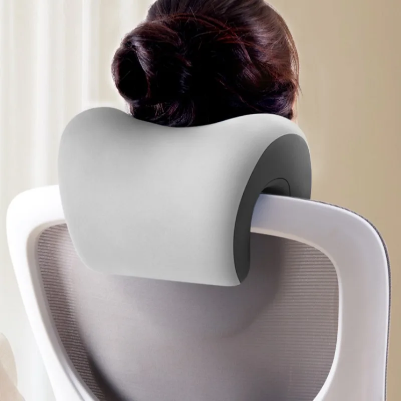 Ergonomic Office Chair Headrest Pillow for Neck Support,Posture Alignment ,Soft Push-On Design, Comfortable Sleeping Cushion