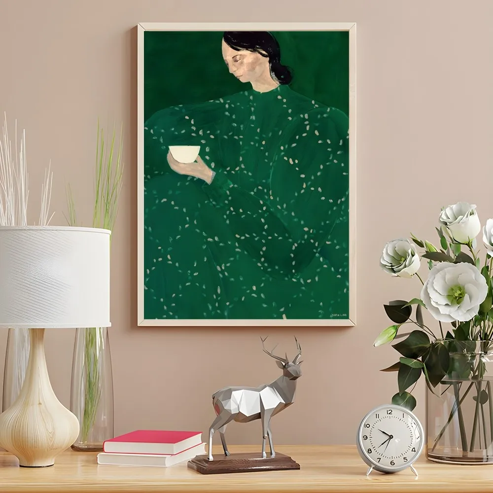 S-Sofia L-Linden Kunst Malerei Design Poster Wand Druck Wasserdicht Dusche Zimmer Hause Schlafzimmer Dekor Geschenk – Detail 11